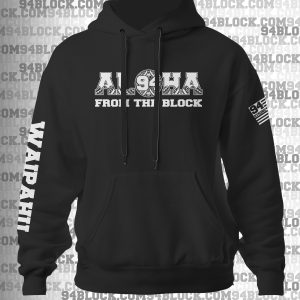 Black 94 Aloha Hoodie