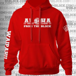 Red 94 Aloha Hoodie